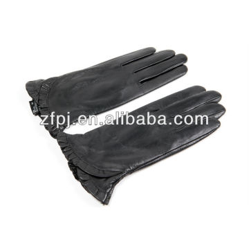 Модные женские черные перчатки кожаные изделия в Дубае